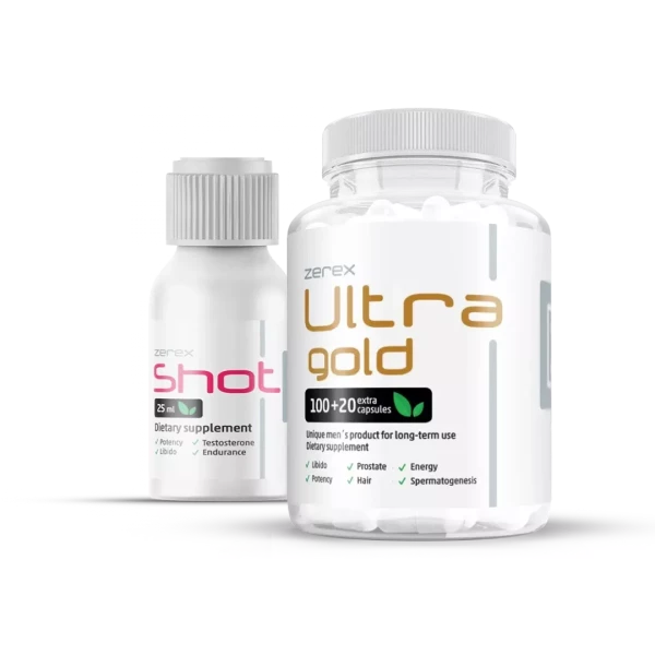 Zerex Ultragold + Zerex Shot 120 kapsúl + 25 ml Zerex Ultragold + Zerex Shot 120 kapsúl + 25 ml