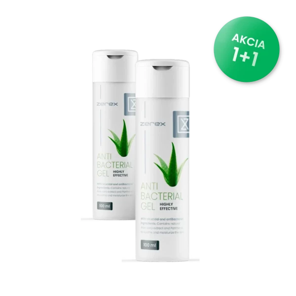 2x Zerex Antibakteriálny gél 100 ml 2x Zerex Antibakteriálny gél 100 ml