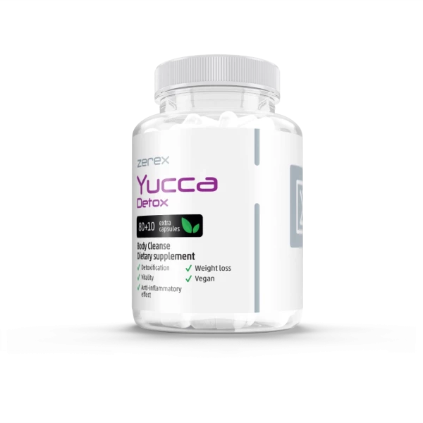 Zerex Yucca Detox - pre detox organizmu 80 + 10 kapsúl