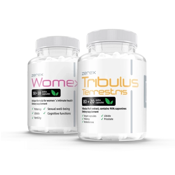 Zerex Womex + Kotvičník zemný 60 + 100 kapsúl Zerex Womex + Kotvičník zemný 60 + 100 kapsúl