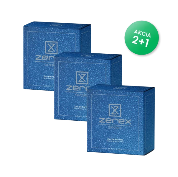 3x Pánsky parfum Zerex Sport 3x 50 ml 3x Pánsky parfum Zerex Sport 3x 50 ml
