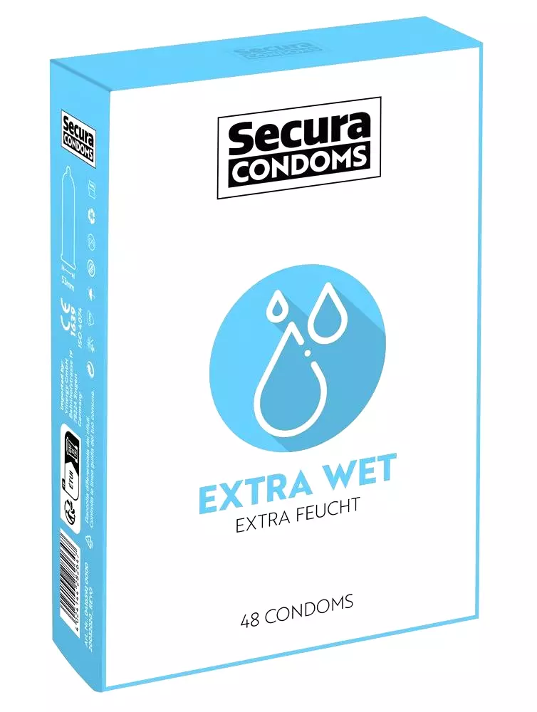 Secura kondómy Extra Wet 48 ks Secura kondómy Extra Wet 48 ks