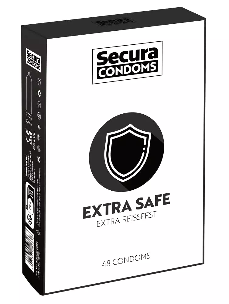 Secura kondómy Extra Safe 48 ks Secura kondómy Extra Safe 48 ks