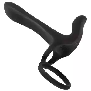 Black Velvets Párový vibrátor rozširujúci penis