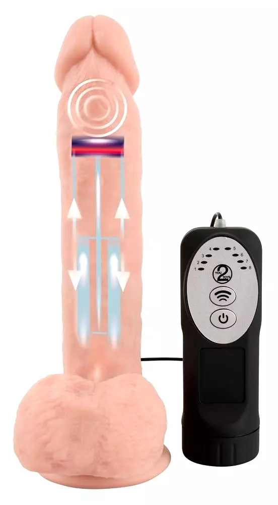 Medical silikónový realistický pulzátor 21 cm Medical silikónový realistický pulzátor 21 cm