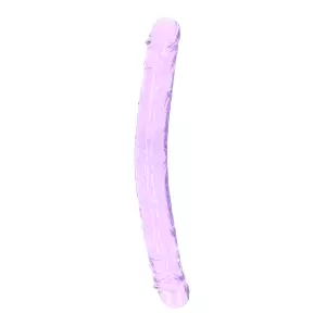 Realrock Obojstranné dildo 34 cm - fialové
