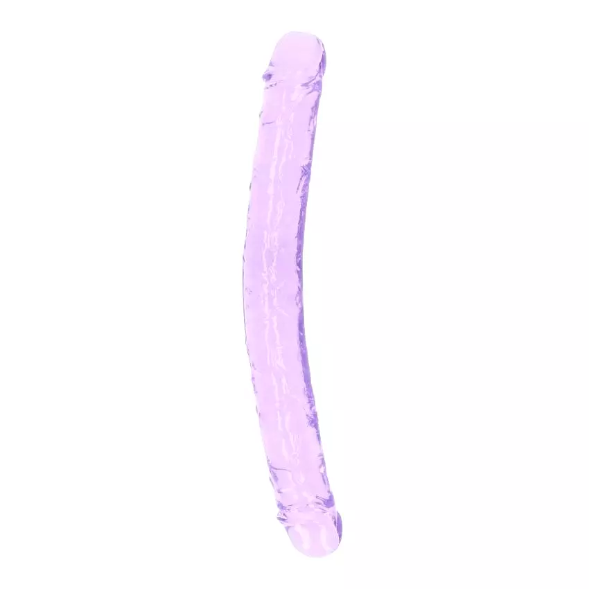 Realrock Obojstranné dildo 34 cm - fialové Realrock Obojstranné dildo 34 cm - fialové
