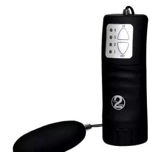 Velvet Black Bullet Vibračné vajíčko - čierne