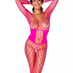 Fantasy by Cottelli Síťovaný bodystocking