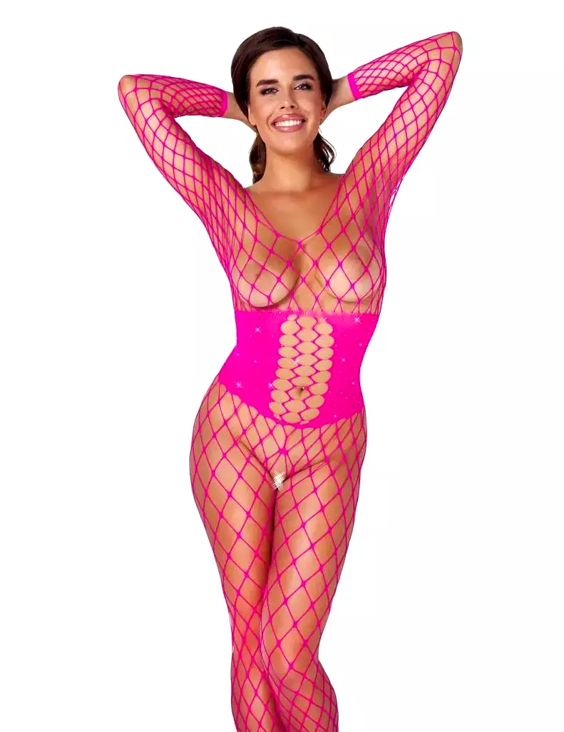 Fantasy by Cottelli Síťovaný bodystocking Fantasy by Cottelli Síťovaný bodystocking