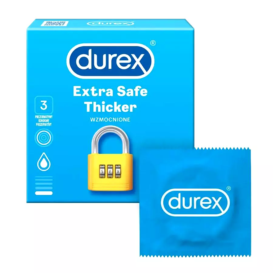 Durex Extra Safe kondómy 3 ks Durex Extra Safe kondómy 3 ks