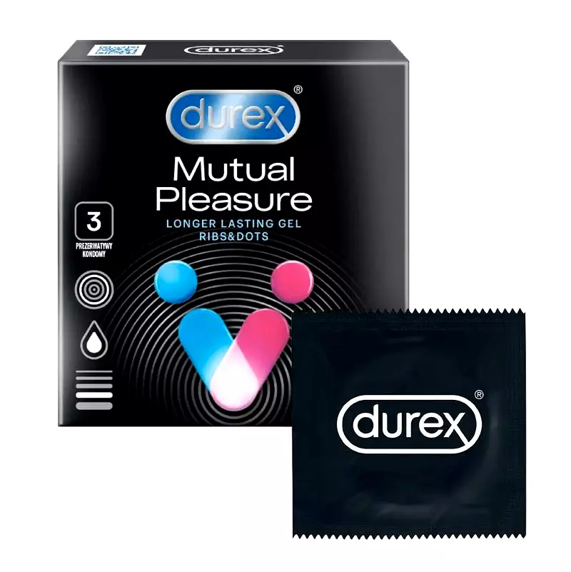 Durex Mutual Pleasure kondómy 3 ks Durex Mutual Pleasure kondómy 3 ks