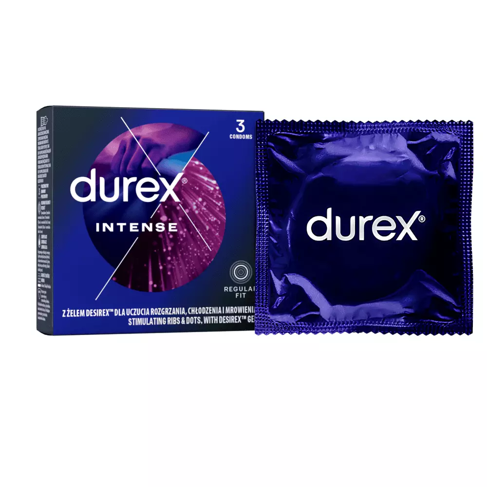 Durex Intense kondómy 3 ks Durex Intense kondómy 3 ks
