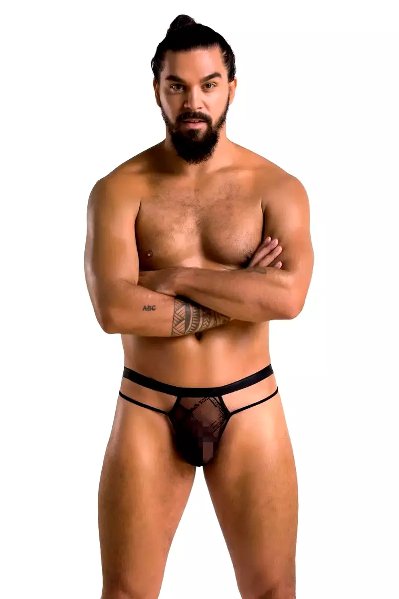 Passion MEN 029 Pánske tangá Collin čierne: S/M Passion MEN 029 Pánske tangá Collin čierne: S/M