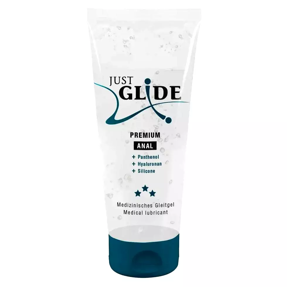 Just Glide Premium Anal lubrikačný gél 200 ml Just Glide Premium Anal lubrikačný gél 200 ml