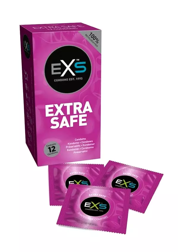 EXS Extra Safe Kondómy 12 ks EXS Extra Safe Kondómy 12 ks