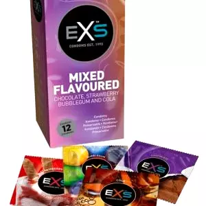 EXS Mixed Flavored Kondómy 12 ks