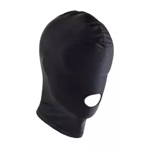BASIC X maska na tvár s otvorom pre ústa čierna