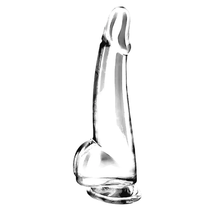 BASIC X Cesar transparentný penis s prísavkou XXL BASIC X Cesar transparentný penis s prísavkou XXL
