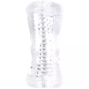 Clear Jack obojstranný masturbátor transparentný