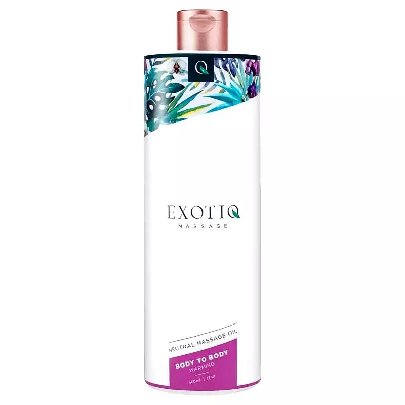 Exotiq Body To Body hrejivý masážny olej 500 ml Exotiq Body To Body hrejivý masážny olej 500 ml