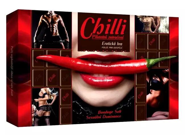 Chilli Pikantné zotročenie Erotická stolná společenská hra Chilli Pikantné zotročenie Erotická stolná společenská hra