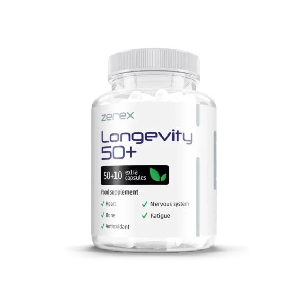 Zerex Dlhovekosť 50+ 50 + 10 kapsúl Zerex Dlhovekosť 50+ 50 + 10 kapsúl