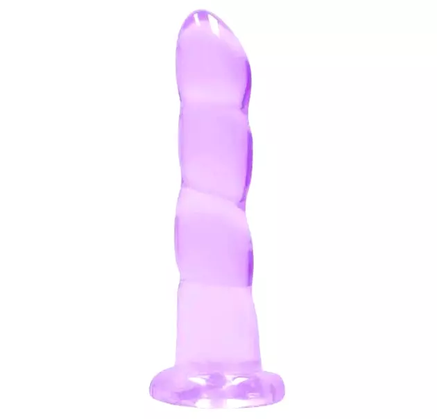 REALROCK Non Realistic dildo 18 cm - fialové REALROCK Non Realistic dildo 18 cm - fialové