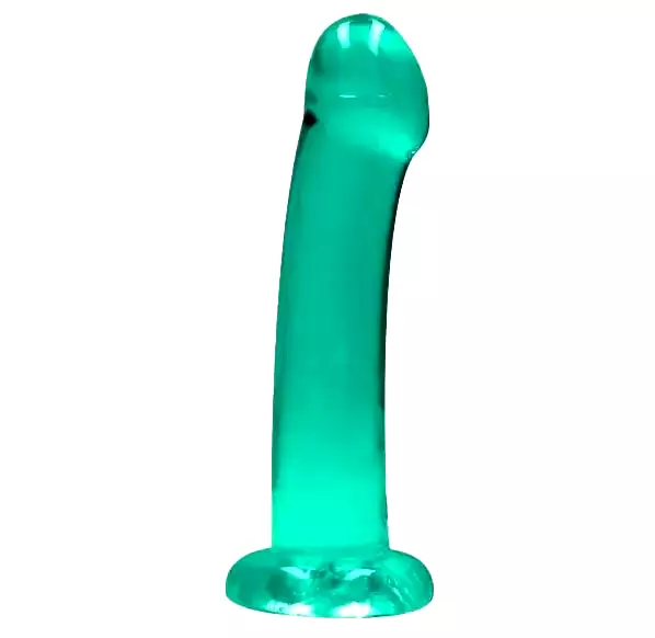 REALROCK Non Realistic dildo 17cm - tyrkysové REALROCK Non Realistic dildo 17cm - tyrkysové
