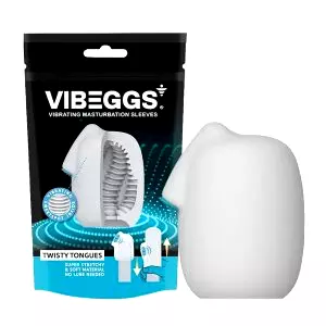 VIBEGGS Twisty Tongues vibračný masturbátor