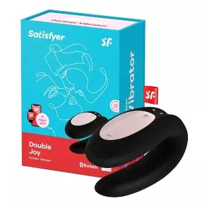 Satisfyer Double Joy párový vibrátor čierny