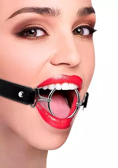 Predmet na zapchatie úst Ring Gag XL - čierny Predmet na zapchatie úst Ring Gag XL - čierny