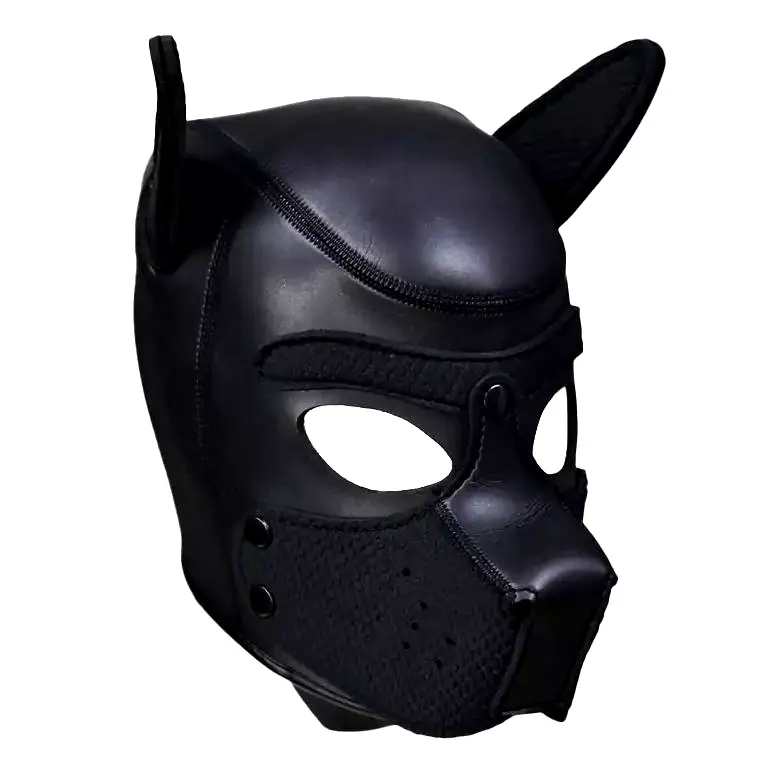 OUCH! Puppy Hood maska psa čierna OUCH! Puppy Hood maska psa čierna