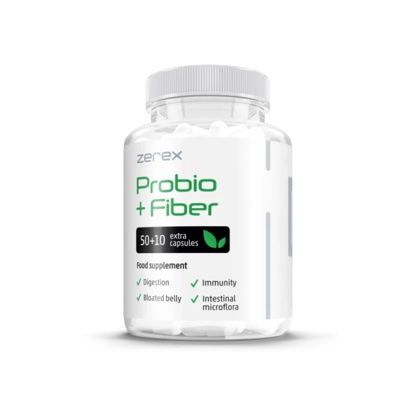Zerex Probio + Vláknina 50 + 10 kapsúl Zerex Probio + Vláknina 50 + 10 kapsúl