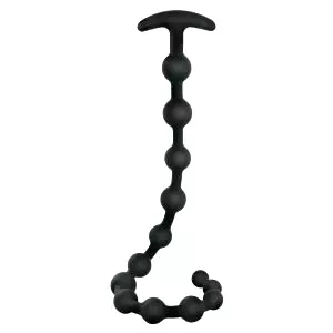 Black Velvets Anal Beads Silicone 50 cm