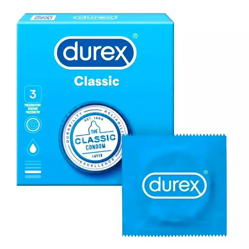 Durex Classic kondómy 3 ks Durex Classic kondómy 3 ks
