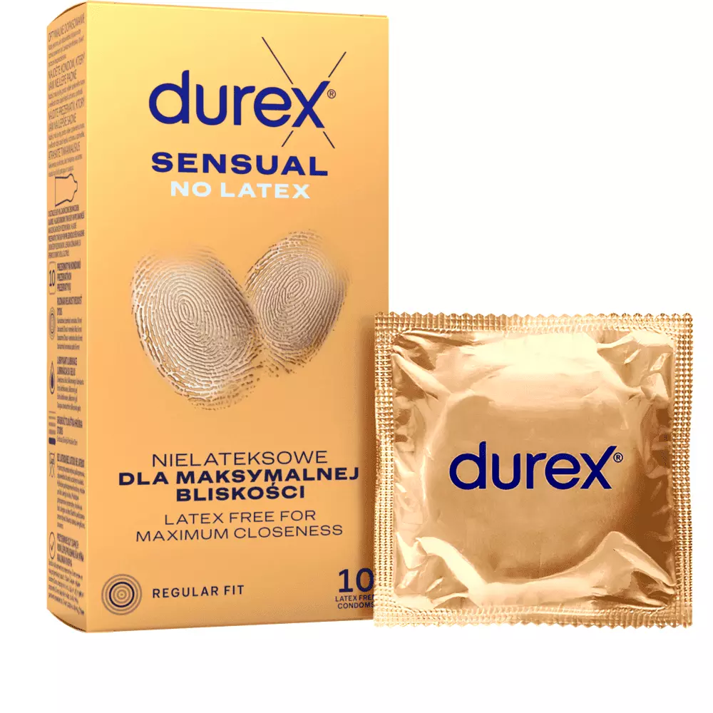 DUREX kondomy Sensual No Latex 10ks DUREX kondomy Sensual No Latex 10ks