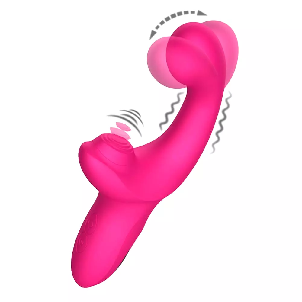 BASIC X Stunner vibrátor na bod G a klitoris ružový BASIC X Stunner vibrátor na bod G a klitoris ružový