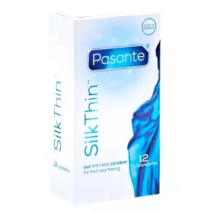Pasante kondómy Silk Thin 12 ks