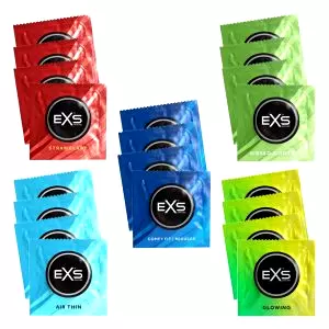 EXS kondomy Mix testovací sada 20 ks