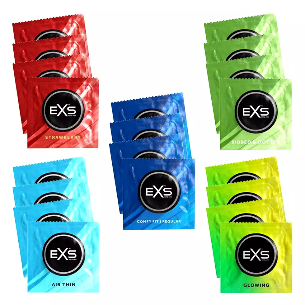 EXS kondomy Mix testovací sada 20 ks EXS kondomy Mix testovací sada 20 ks