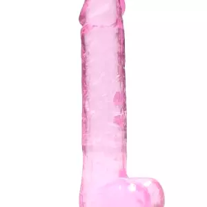 Realrock gélové dildo s prísavkou 28 cm ružové