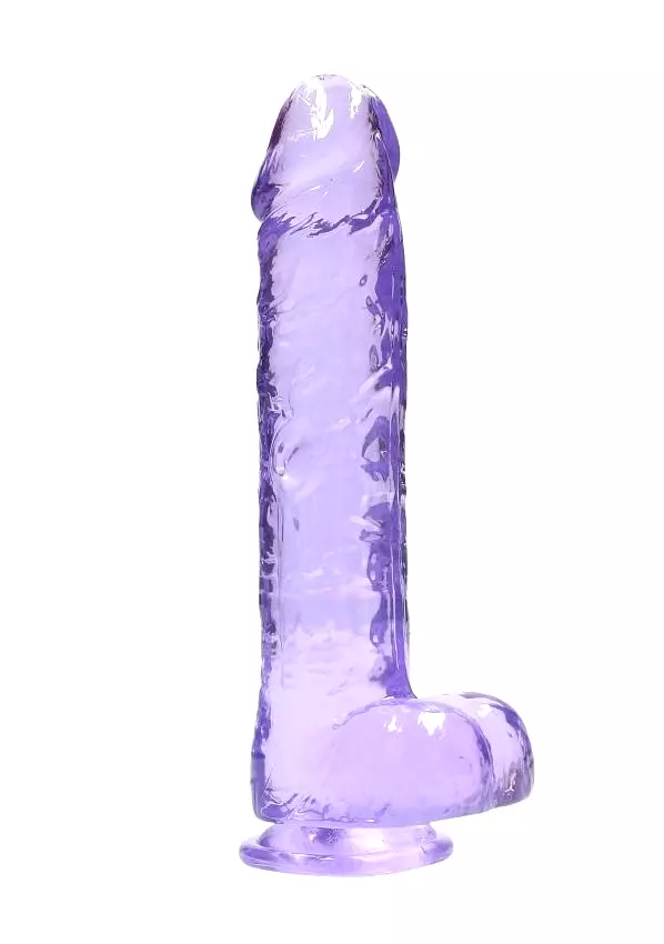 Realrock gélové dildo s prísavkou 28 cm fialové Realrock gélové dildo s prísavkou 28 cm fialové