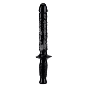 Get Real The Manhandler dildo s rukoväťou - čierne