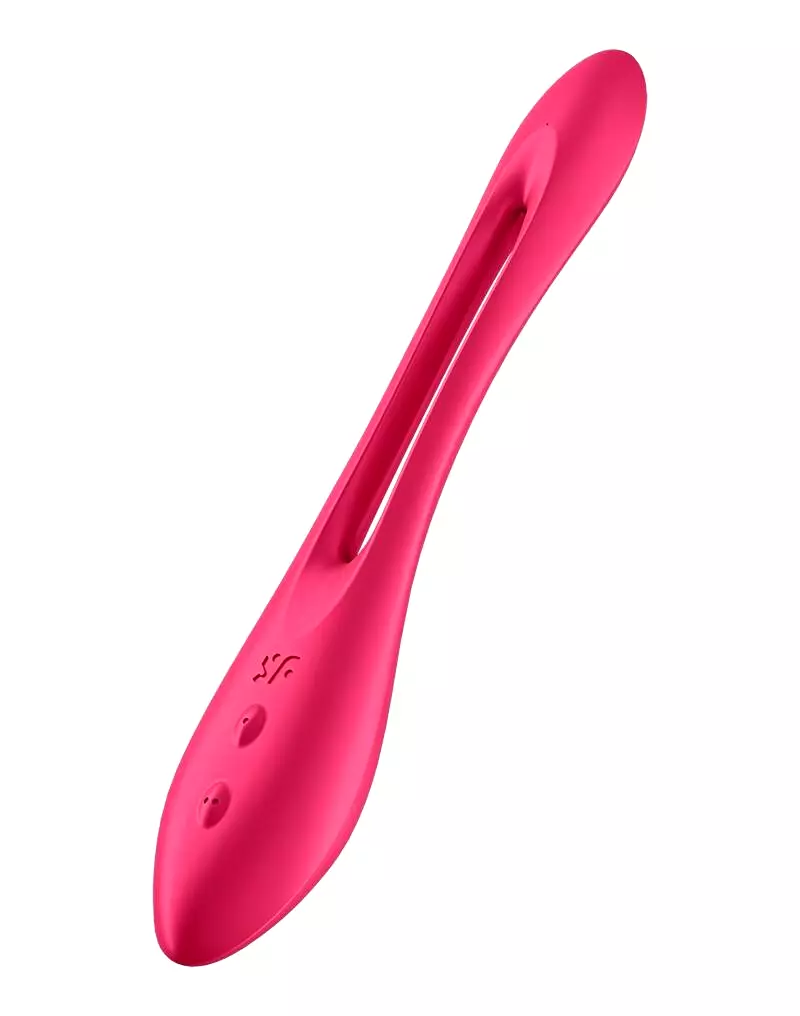 Satisfyer Elastic game Multifunkční párový vibrátor - červený Satisfyer Elastic game Multifunkční párový vibrátor - červený