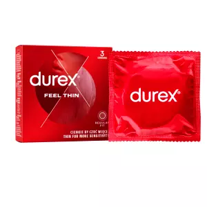 Durex Feel Thin Classic kondómy 3 ks