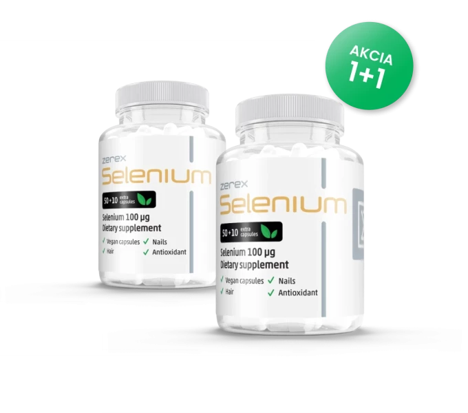 2x Zerex Selén 100 µg 2x 60 kapsúl 2x Zerex Selén 100 µg 2x 60 kapsúl