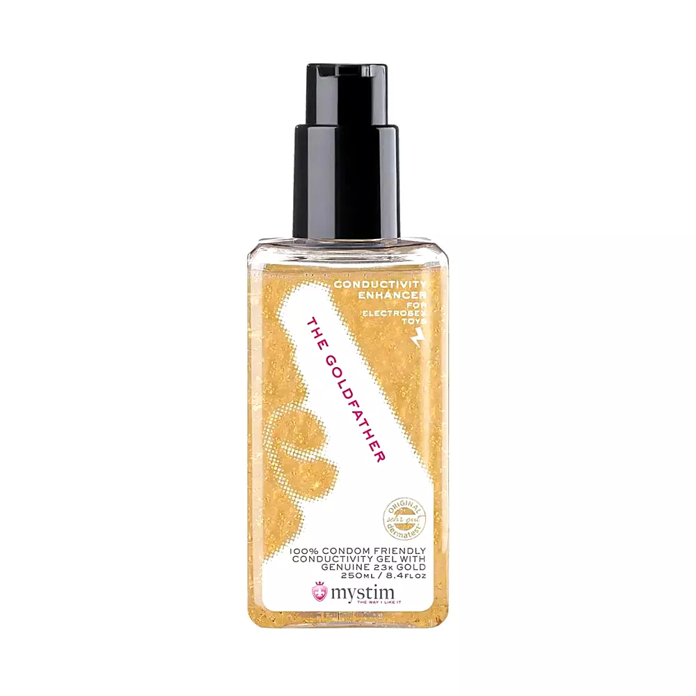 Mystim The Goldfather Elektrovodivý gél s 23k zlatom - 250 ml Mystim The Goldfather Elektrovodivý gél s 23k zlatom - 250 ml