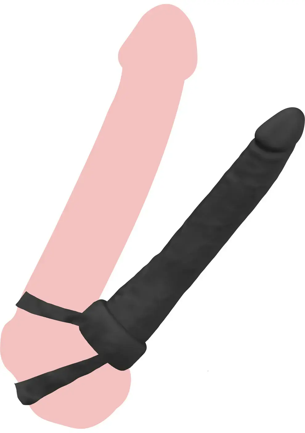 Hidden Desire Extreme Anální dildo pro vaginální i anální stimulaci