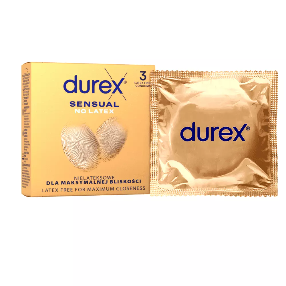 DUREX kondomy Sensual No Latex 3 ks DUREX kondomy Sensual No Latex 3 ks